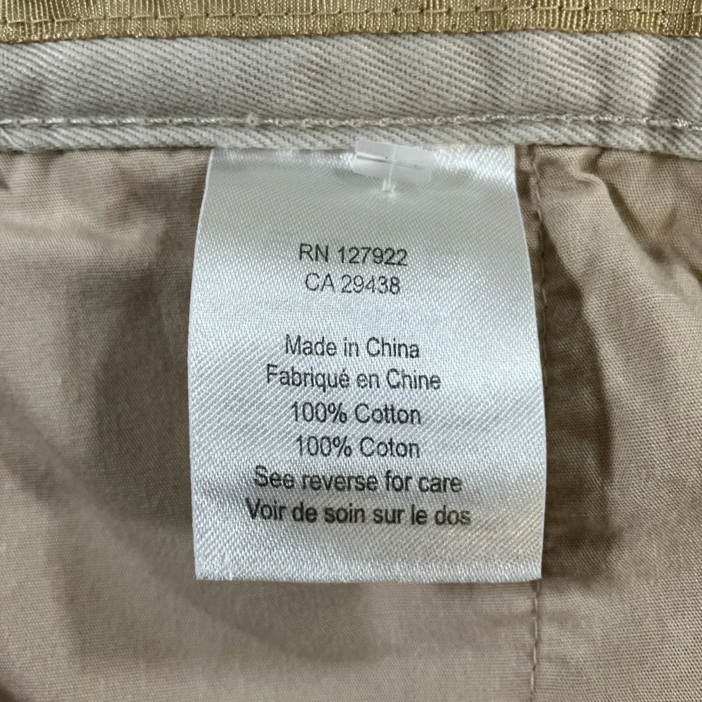 Mountain Khakis Chino Pants Mens 42x33 Khaki Relaxed Fit Twill (Tag 42x34)